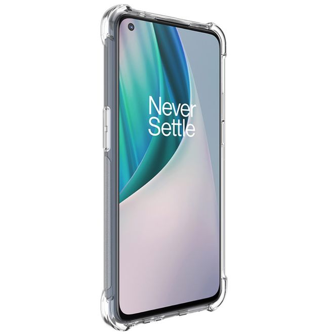 Imak - OnePlus Nord N100 Hülle - Robustes Softcase aus TPU - inkl. Schutzfolie - transparent