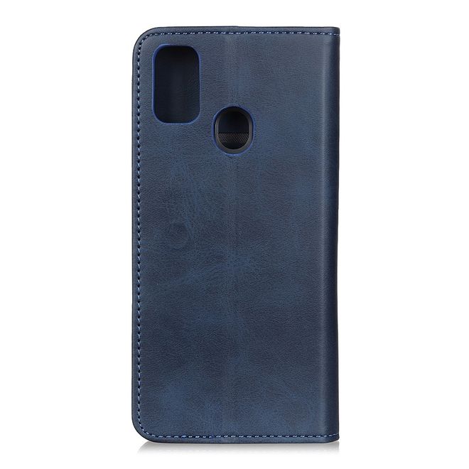 OnePlus Nord N100 Handy Hülle - Classic V Leder Bookcover Series - blau