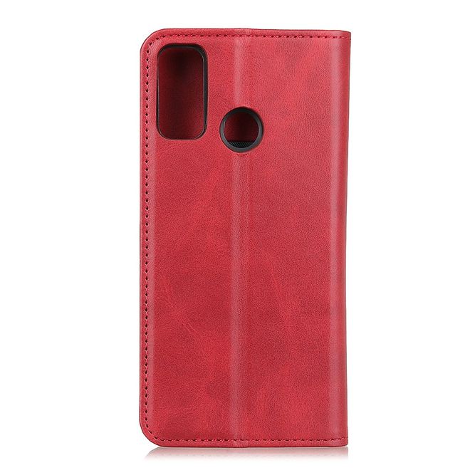 OnePlus Nord N10 5G Handy Hülle - Classic V Leder Bookcover Series - rot