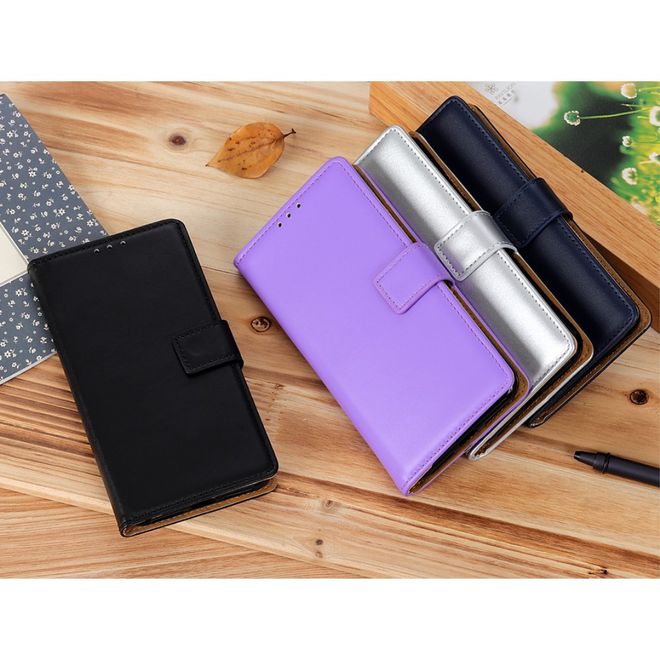 Nokia 3.4 Handy Hülle - Classic II Leder Bookcover Series - schwarz