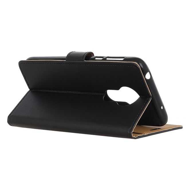 Nokia 3.4 Handy Hülle - Classic II Leder Bookcover Series - schwarz