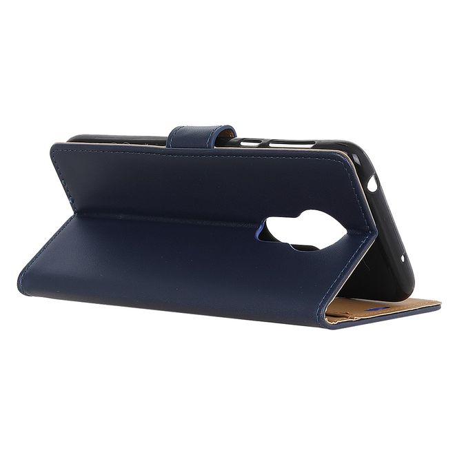 Nokia 3.4 Handy Hülle - Classic II Leder Bookcover Series - blau