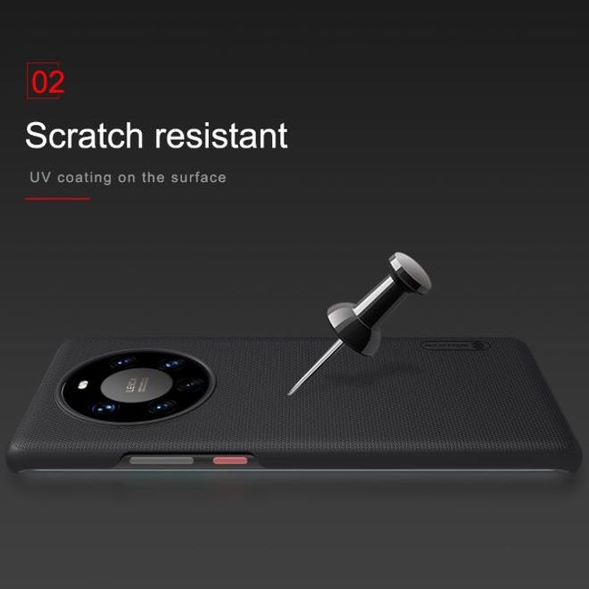 Nillkin - Huawei Mate 40 Pro Plus Hülle - Plastik Case - Super Frosted Shield Series - schwarz