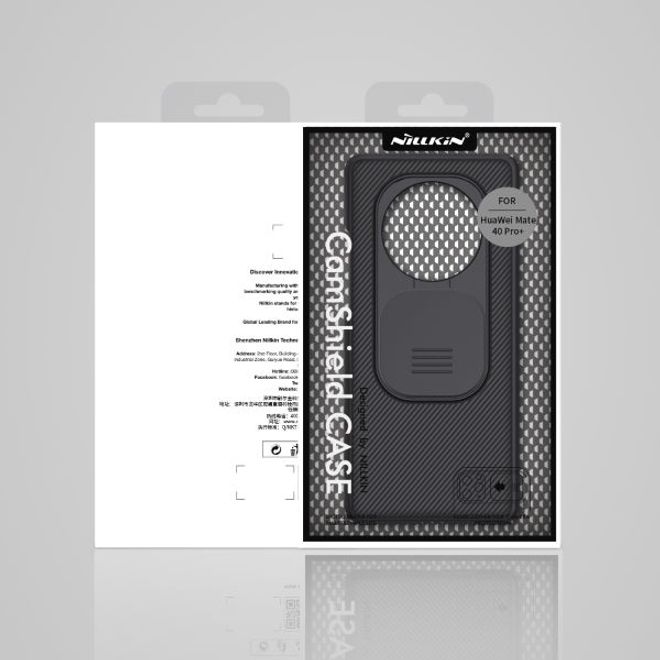 Nillkin - Huawei Mate 40 Pro Plus Hülle - Plastik Hardcase - CamShield Series - schwarz