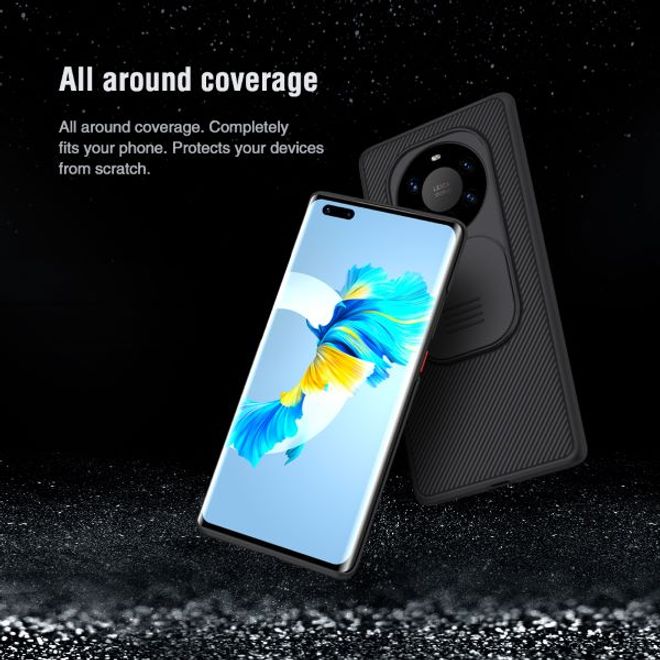 Nillkin - Huawei Mate 40 Pro Plus Hülle - Plastik Hardcase - CamShield Series - schwarz