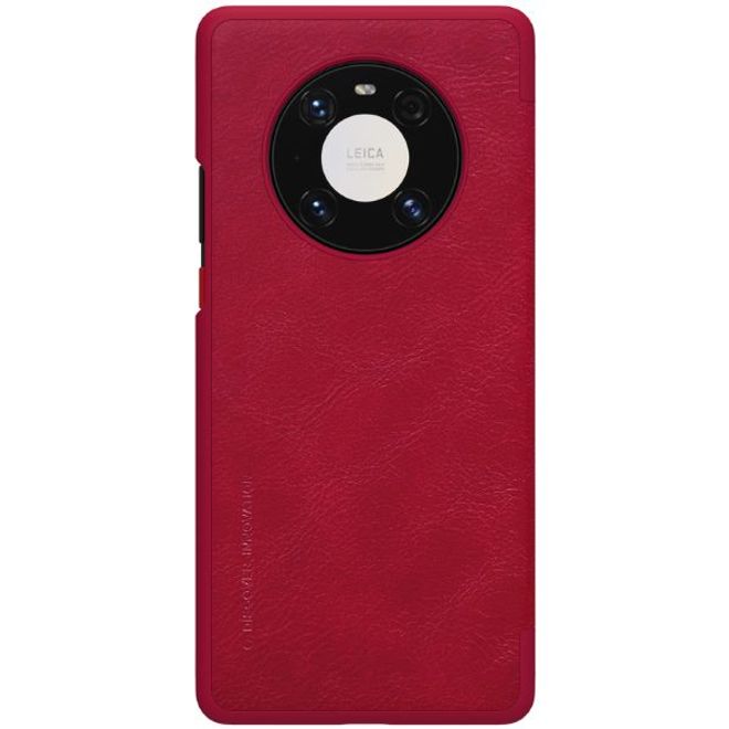 Nillkin - Huawei Mate 40 Pro Hülle - Leder Book Case - Qin Series - rot