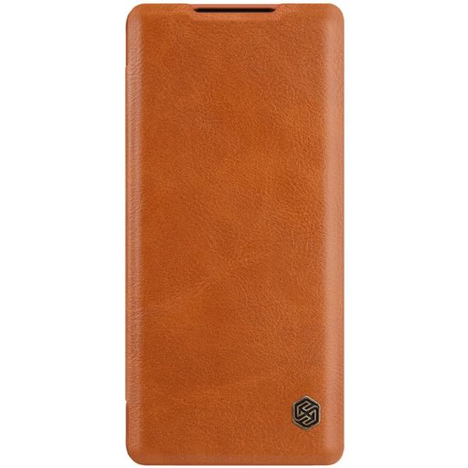 Nillkin - Huawei Mate 40 Pro Hülle - Leder Book Case - Qin Series - braun