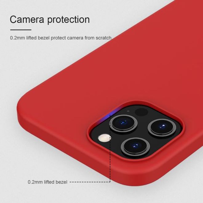 Nillkin - iPhone 12 Pro Max Hülle - Premium Silikon Case - Flex Pure Pro Series - schwarz