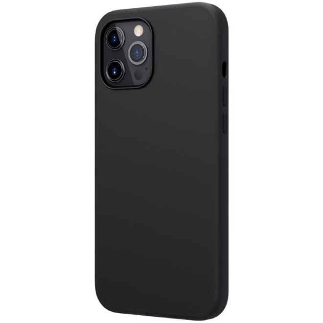 Nillkin - iPhone 12 Pro Max Hülle - Premium Silikon Case - Flex Pure Pro Series - schwarz