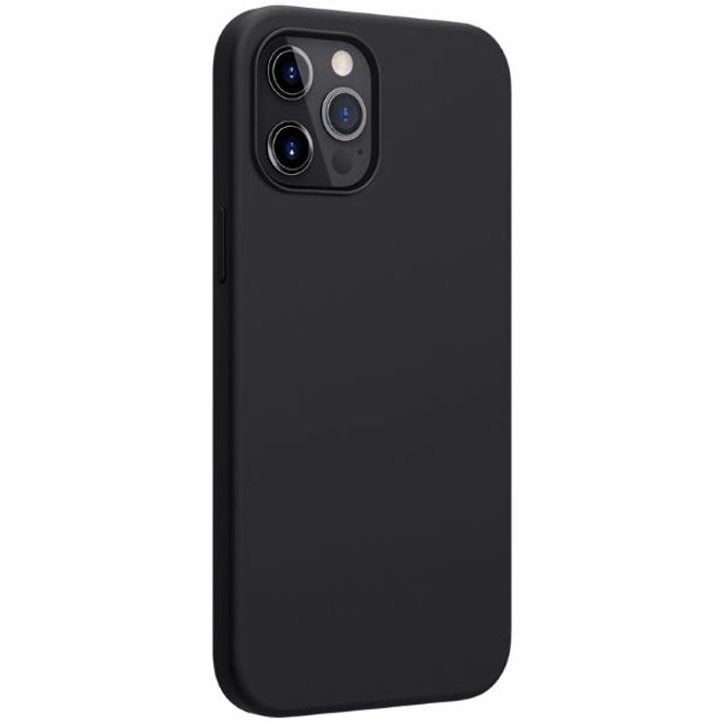 Nillkin - iPhone 12 Pro Max Hülle - Premium Silikon Case - Flex Pure Pro Series - schwarz