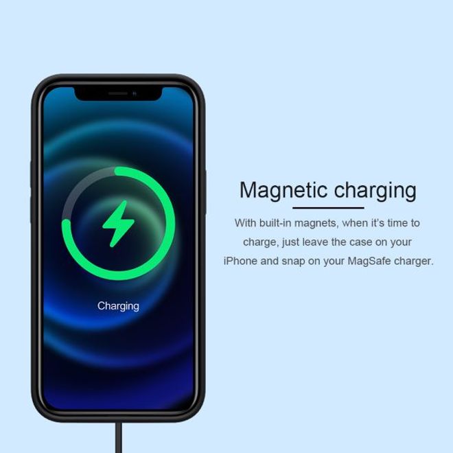 Nillkin - iPhone 12 Pro Max Hülle - Premium Silikon Case - Flex Pure Pro Series - schwarz