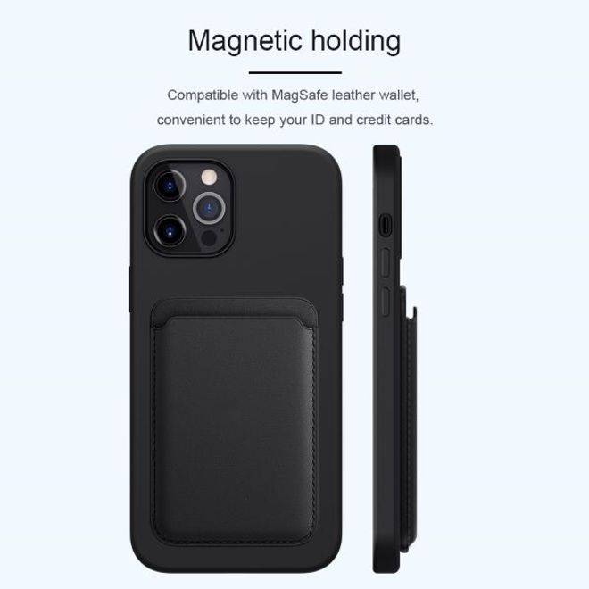 Nillkin - iPhone 12 Pro Max Hülle - Premium Silikon Case - Flex Pure Pro Series - schwarz