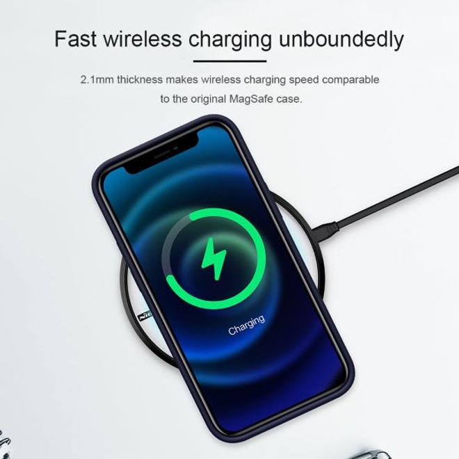 Nillkin - iPhone 12 Pro Max Hülle - Premium Silikon Case - Flex Pure Pro Series - schwarz