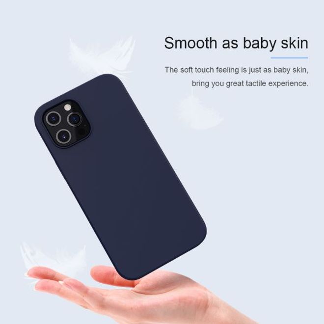 Nillkin - iPhone 12 Pro Max Hülle - Premium Silikon Case - Flex Pure Pro Series - schwarz