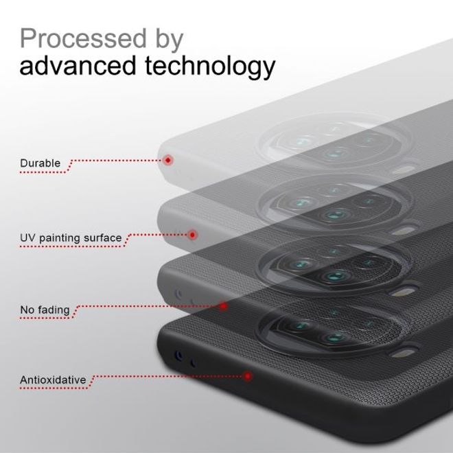 Nillkin - Xiaomi Mi 10T Lite Hülle - Plastik Case - Super Frosted Shield Series - schwarz