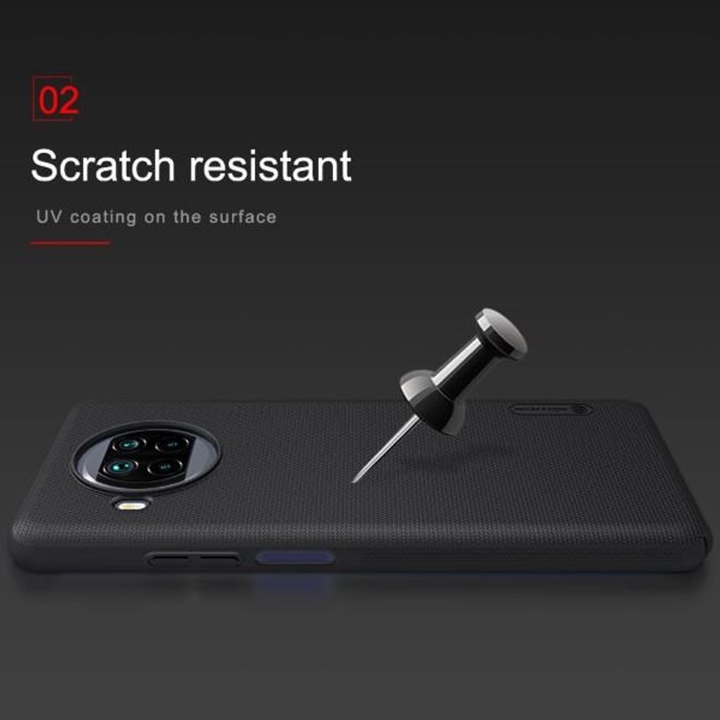 Nillkin - Xiaomi Mi 10T Lite Hülle - Plastik Case - Super Frosted Shield Series - schwarz