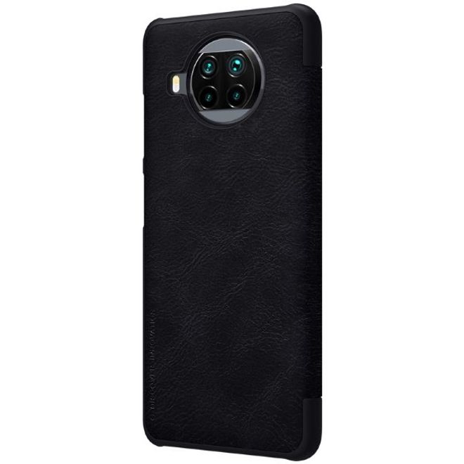 Nillkin - Xiaomi Mi 10T Lite Hülle - Leder Book Case - Qin Series - schwarz