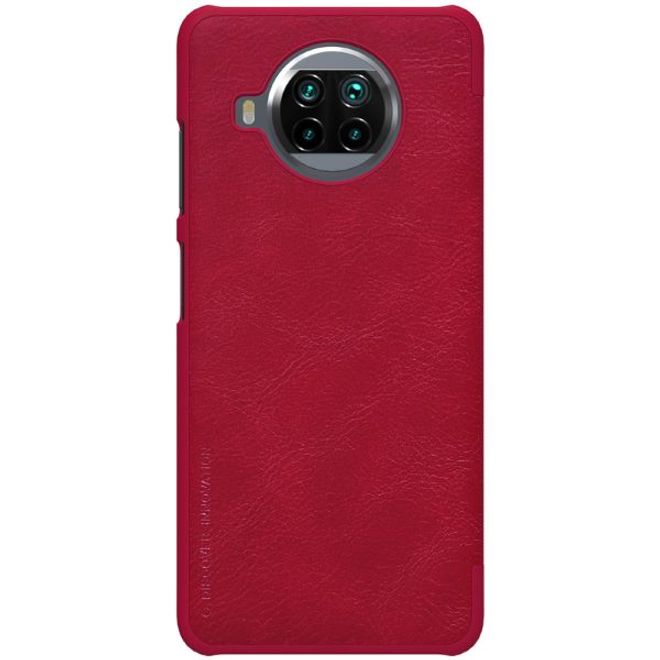 Nillkin - Xiaomi Mi 10T Lite Hülle - Leder Book Case - Qin Series - rot
