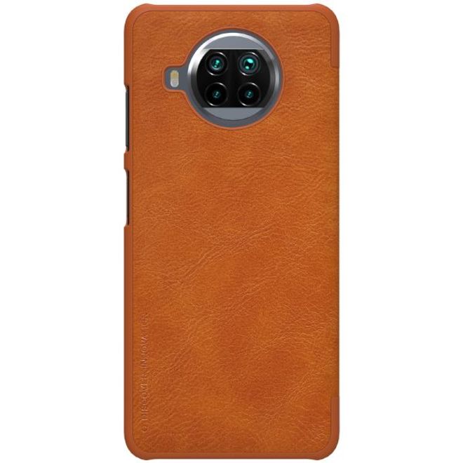 Nillkin - Xiaomi Mi 10T Lite Hülle - Leder Book Case - Qin Series - braun