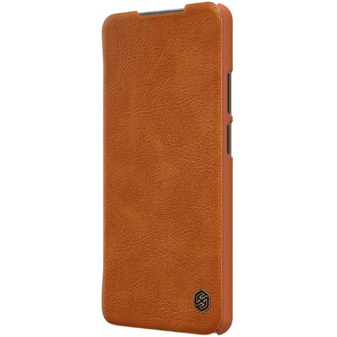 Nillkin - Xiaomi Mi 10T Lite Hülle - Leder Book Case - Qin Series - braun