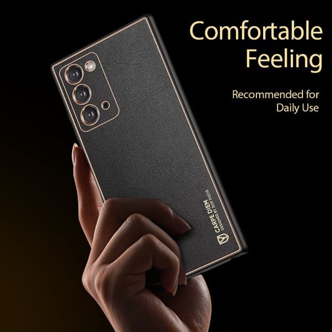 Dux Ducis - Samsung Galaxy Note 20 Hülle - Edles Hardcase - Yolo Series - schwarz