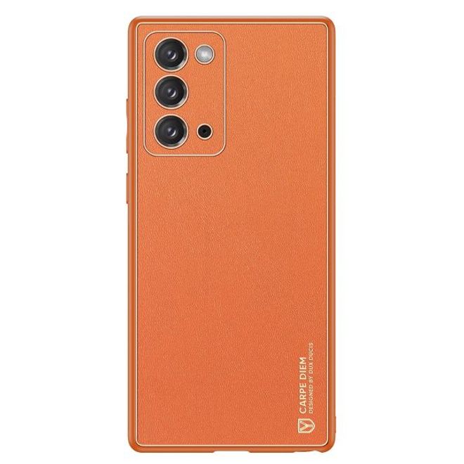 Dux Ducis - Samsung Galaxy Note 20 Hülle - Edles Hardcase - Yolo Series - orange