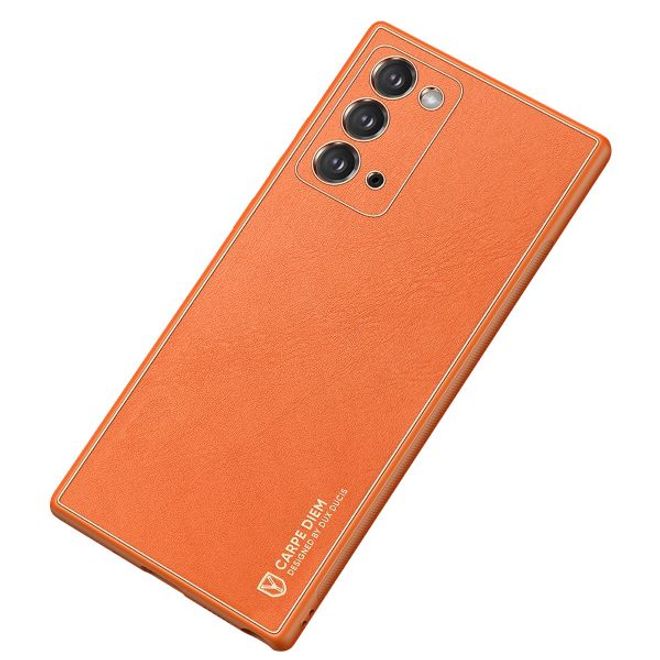 Dux Ducis - Samsung Galaxy Note 20 Hülle - Edles Hardcase - Yolo Series - orange