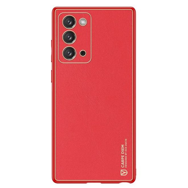 Dux Ducis - Samsung Galaxy Note 20 Hülle - Edles Hardcase - Yolo Series - rot