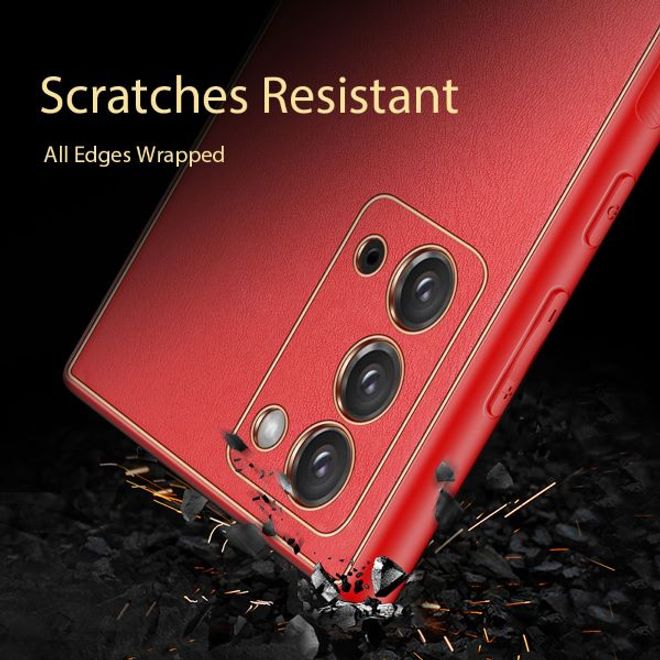 Dux Ducis - Samsung Galaxy Note 20 Hülle - Edles Hardcase - Yolo Series - rot