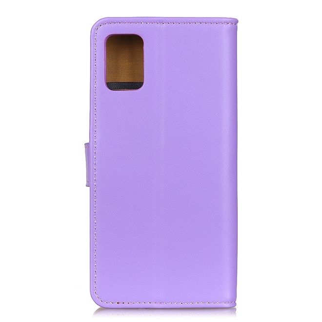 Huawei P smart 2021 Handy Hülle - Classic II Leder Bookcover Series - purpur