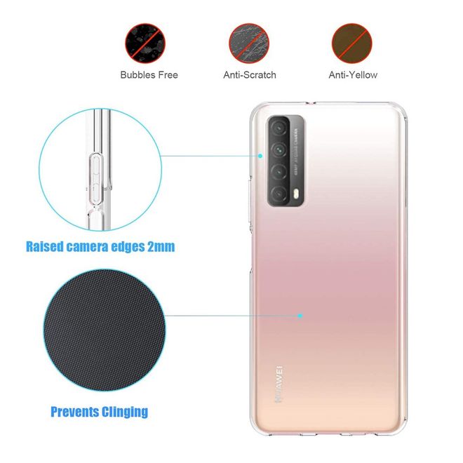 Huawei P smart 2021 Handyhülle - Softcase TPU Series - transparent