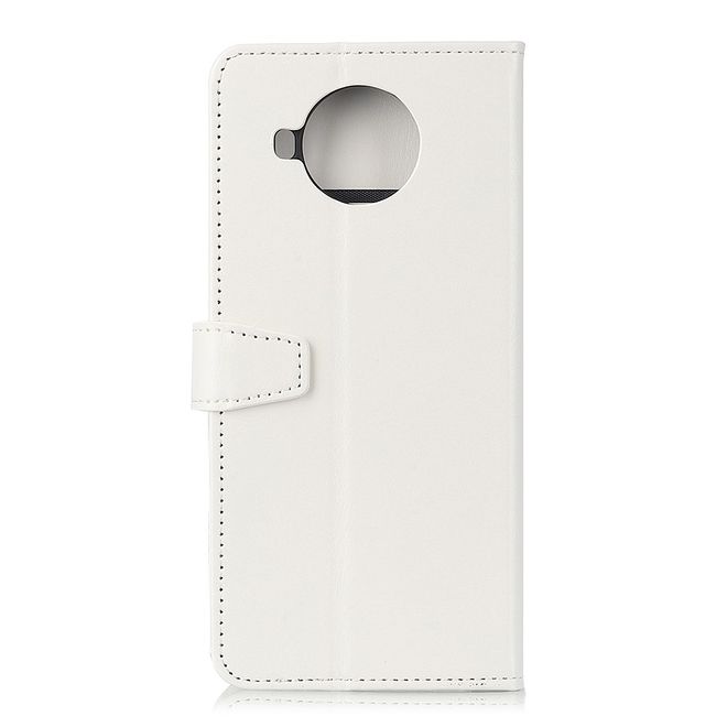 Xiaomi Mi 10T Lite Handyhülle - Crazy Horse Leder Bookcover Series - weiss
