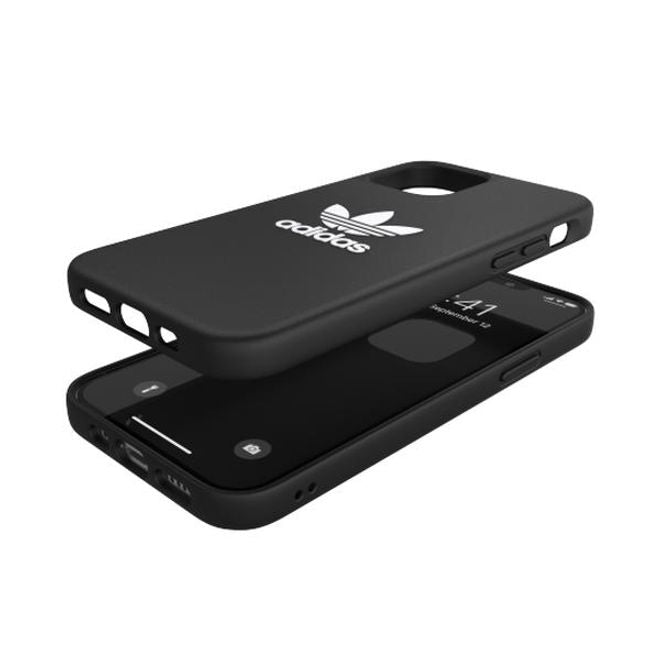 Adidas - iPhone 12 Pro Max Hülle - TPU Softcase - Moulded Basic Series - schwarz/weiss
