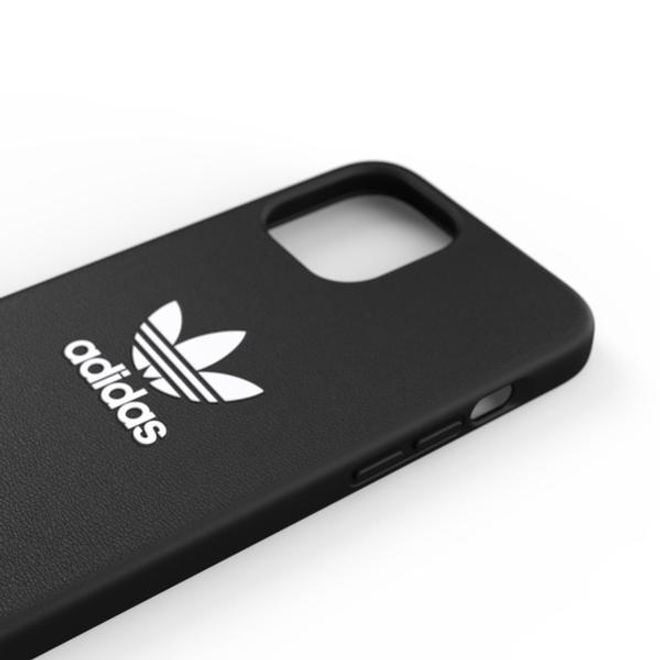 Adidas - iPhone 12 Pro Max Hülle - TPU Softcase - Moulded Basic Series - schwarz/weiss
