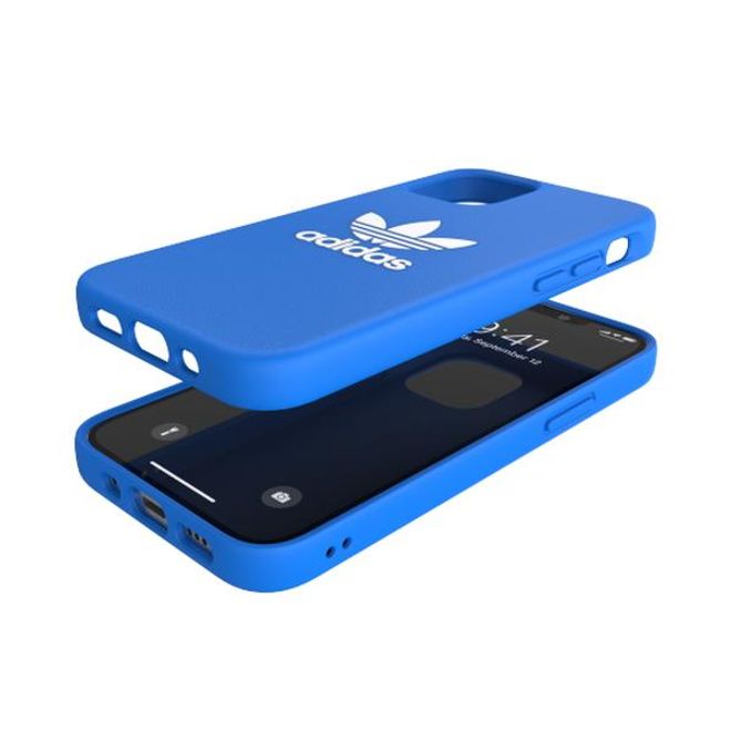Adidas - iPhone 12 mini Hülle - TPU Softcase - Moulded Basic Series - blau/weiss