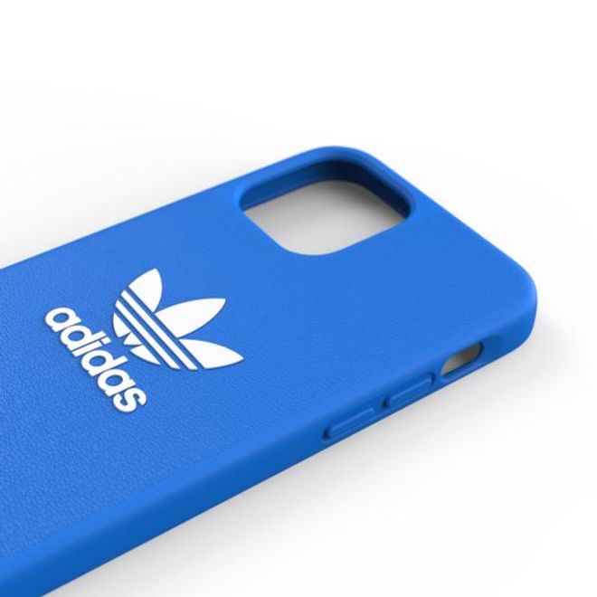 Adidas - iPhone 12 Pro Max Hülle - TPU Softcase - Moulded Basic Series - blau/weiss