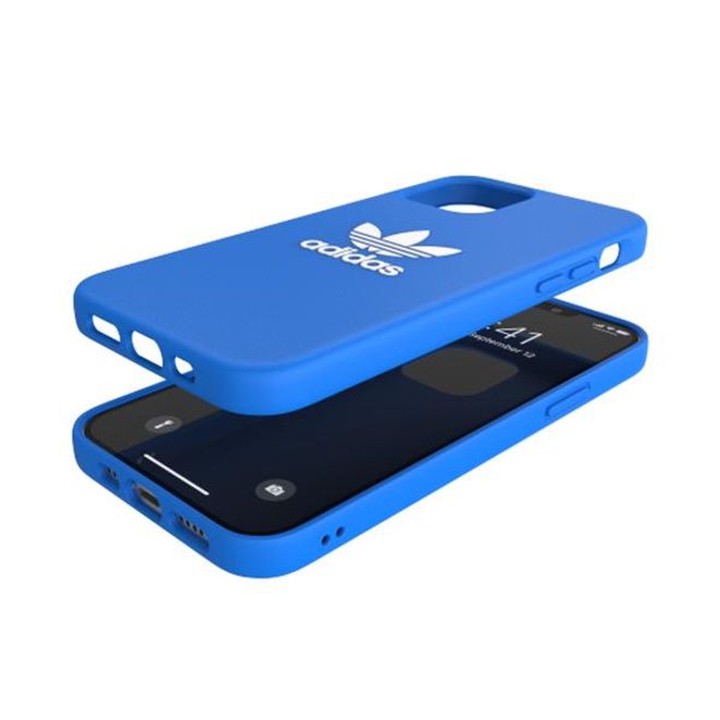 Adidas - iPhone 12 Pro Max Hülle - TPU Softcase - Moulded Basic Series - blau/weiss