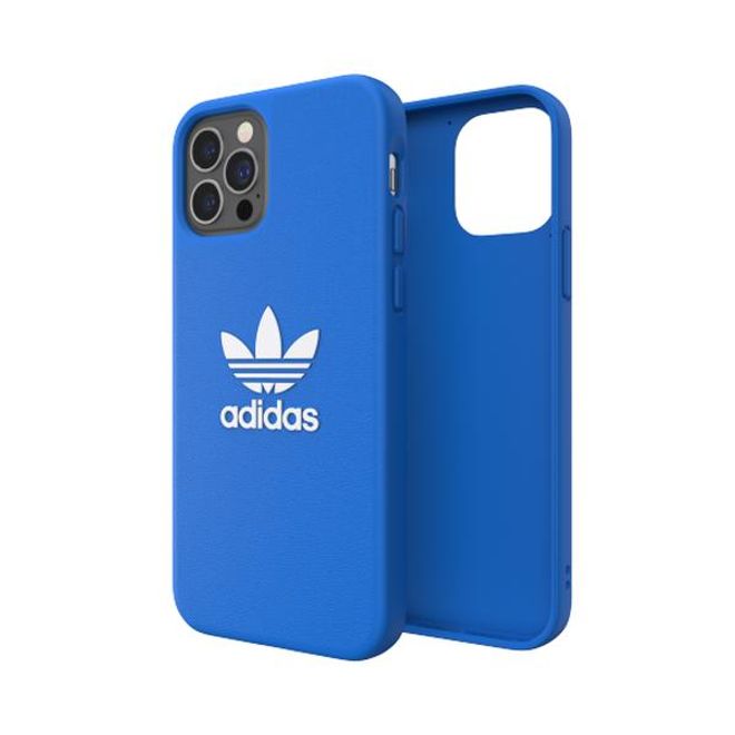 Adidas - iPhone 12 Pro Max Hülle - TPU Softcase - Moulded Basic Series - blau/weiss