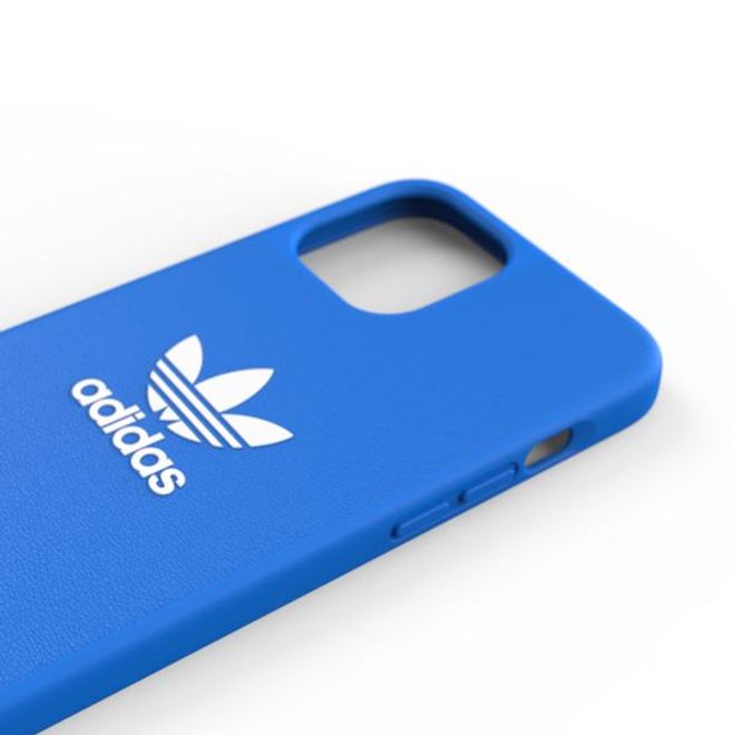 Adidas - iPhone 12 Pro Max Hülle - TPU Softcase - Moulded Basic Series - blau/weiss