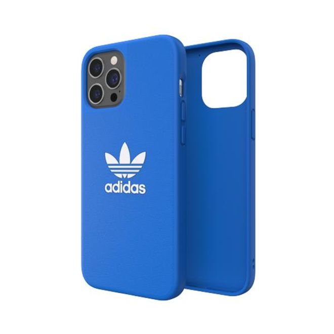 Adidas - iPhone 12 Pro Max Hülle - TPU Softcase - Moulded Basic Series - blau/weiss