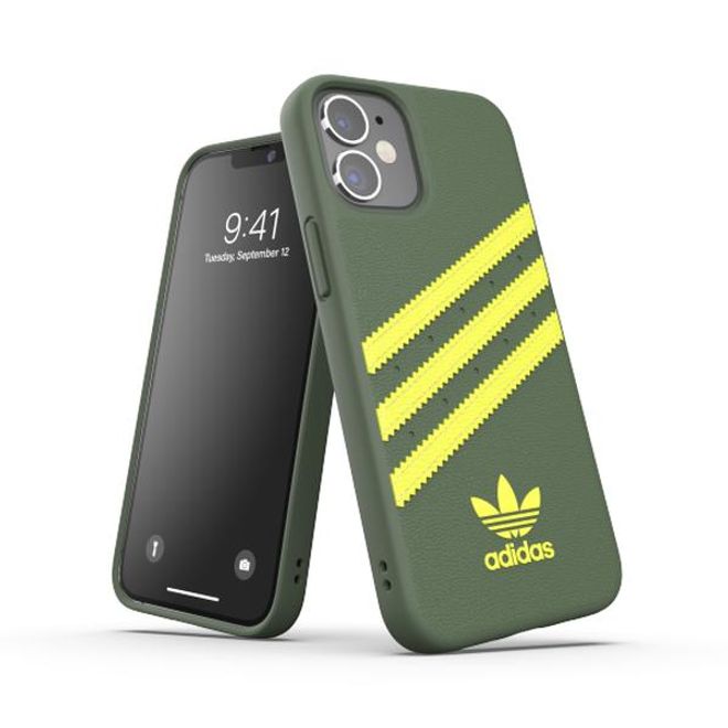 Adidas - iPhone 12 mini Hülle - Hardcase - Moulded Series - grün/gelb