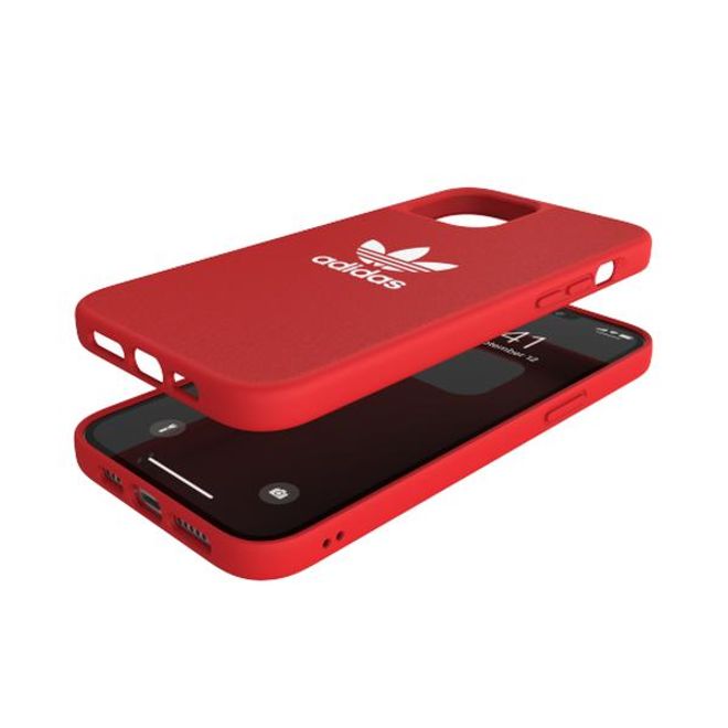 Adidas - iPhone 12 Pro Max Hülle - TPU Softcase - Moulded Canvas Series - rot