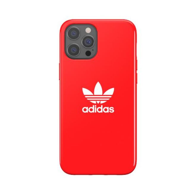 Adidas - iPhone 12 Pro Max Hülle - TPU Softcase - Trefoil Series - rot