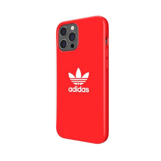 Adidas - iPhone 12 Pro Max Hülle - TPU Softcase - Trefoil Series - rot