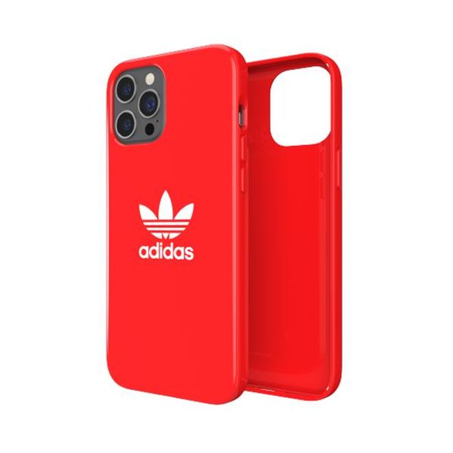 Adidas - iPhone 12 Pro Max Hülle - TPU Softcase - Trefoil Series - rot