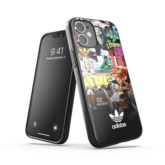 Adidas - iPhone 12 mini Hülle - TPU Softcase - Graphic AOP Series - mehrfarbig