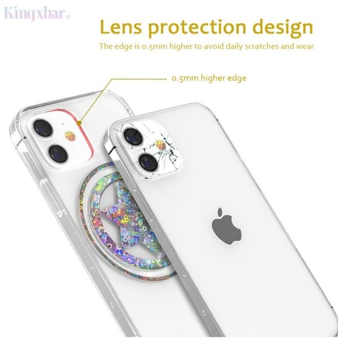 Kingxbar - iPhone 12 / iPhone 12 Pro MagSafe Schutzhülle - Guardian Star Series - transparent