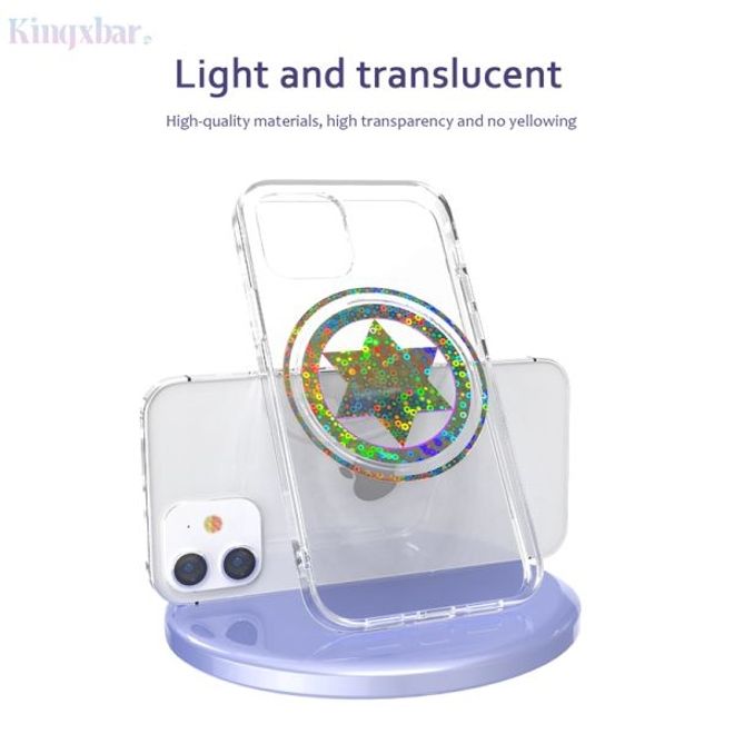 Kingxbar - iPhone 12 / iPhone 12 Pro MagSafe Schutzhülle - Guardian Star Series - transparent