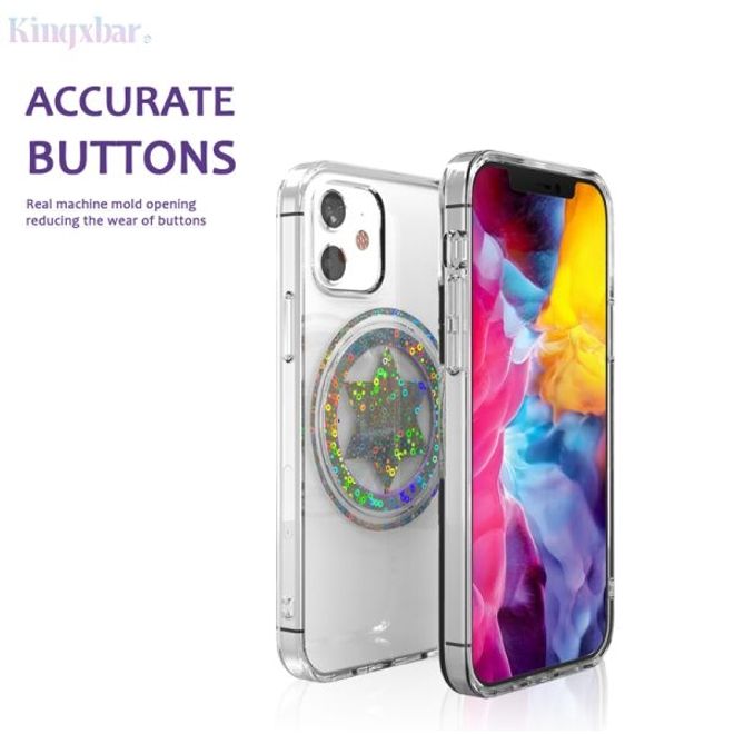 Kingxbar - iPhone 12 / iPhone 12 Pro MagSafe Schutzhülle - Guardian Star Series - transparent