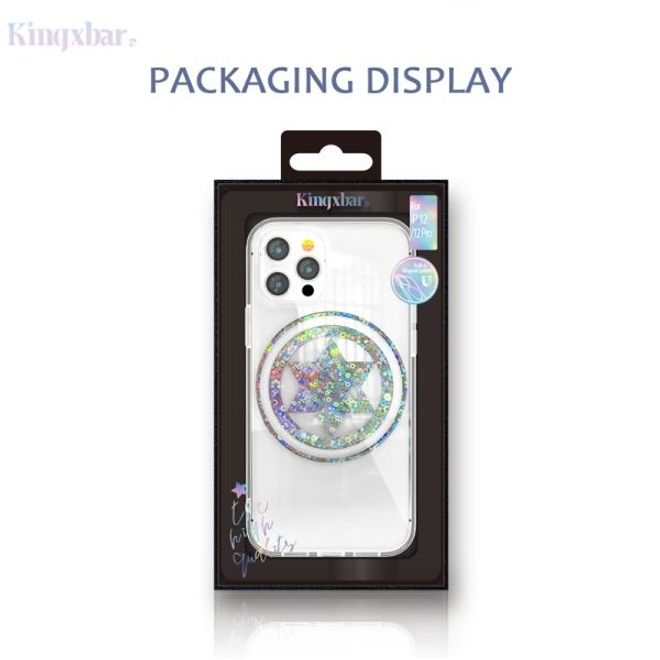 Kingxbar - iPhone 12 / iPhone 12 Pro MagSafe Schutzhülle - Guardian Star Series - transparent
